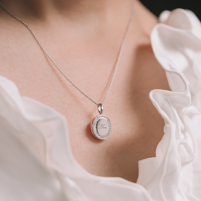Mori diamond locket